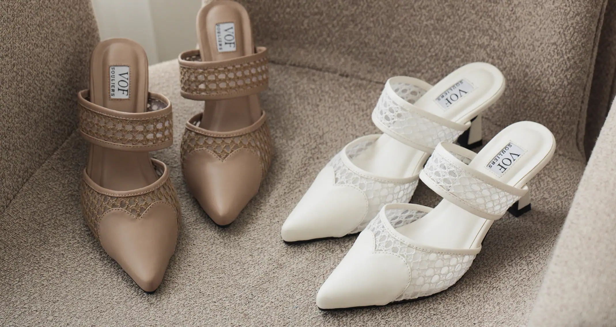 Cherie Mesh Heels